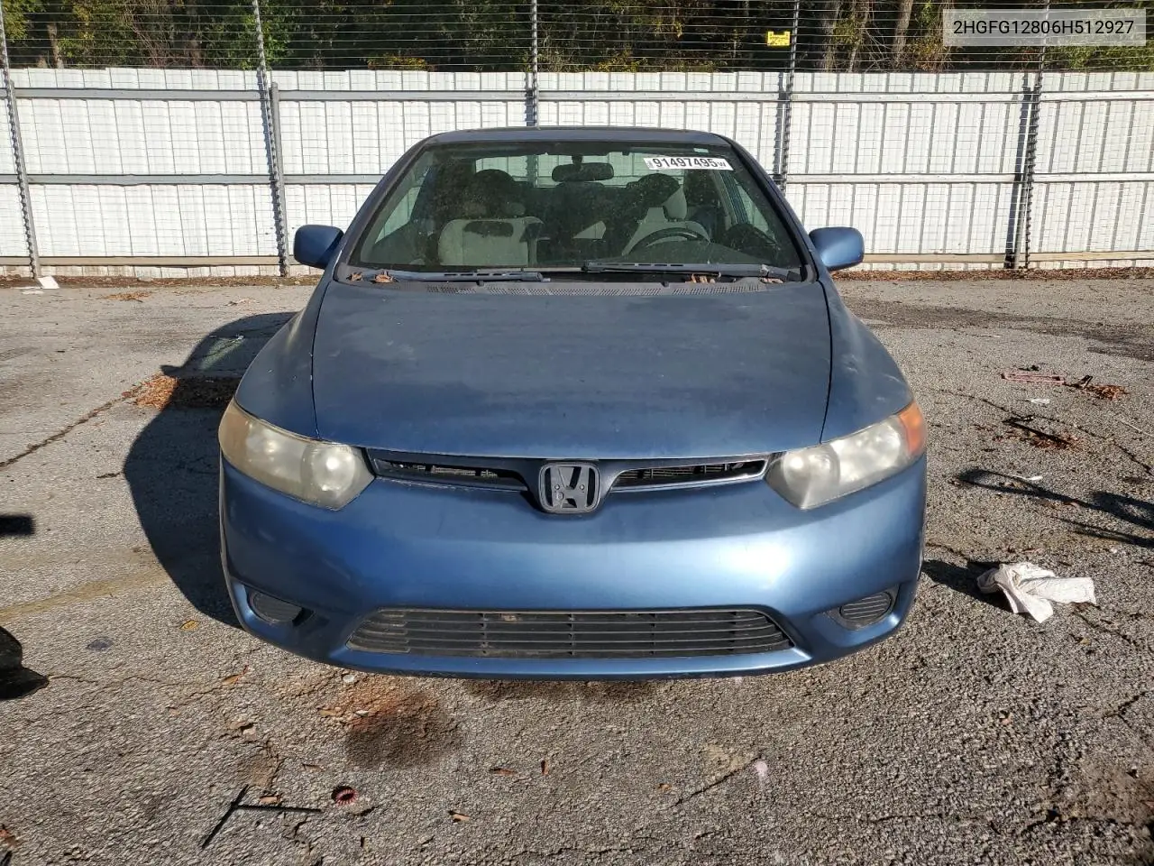 2HGFG12806H512927 2006 Honda Civic Ex