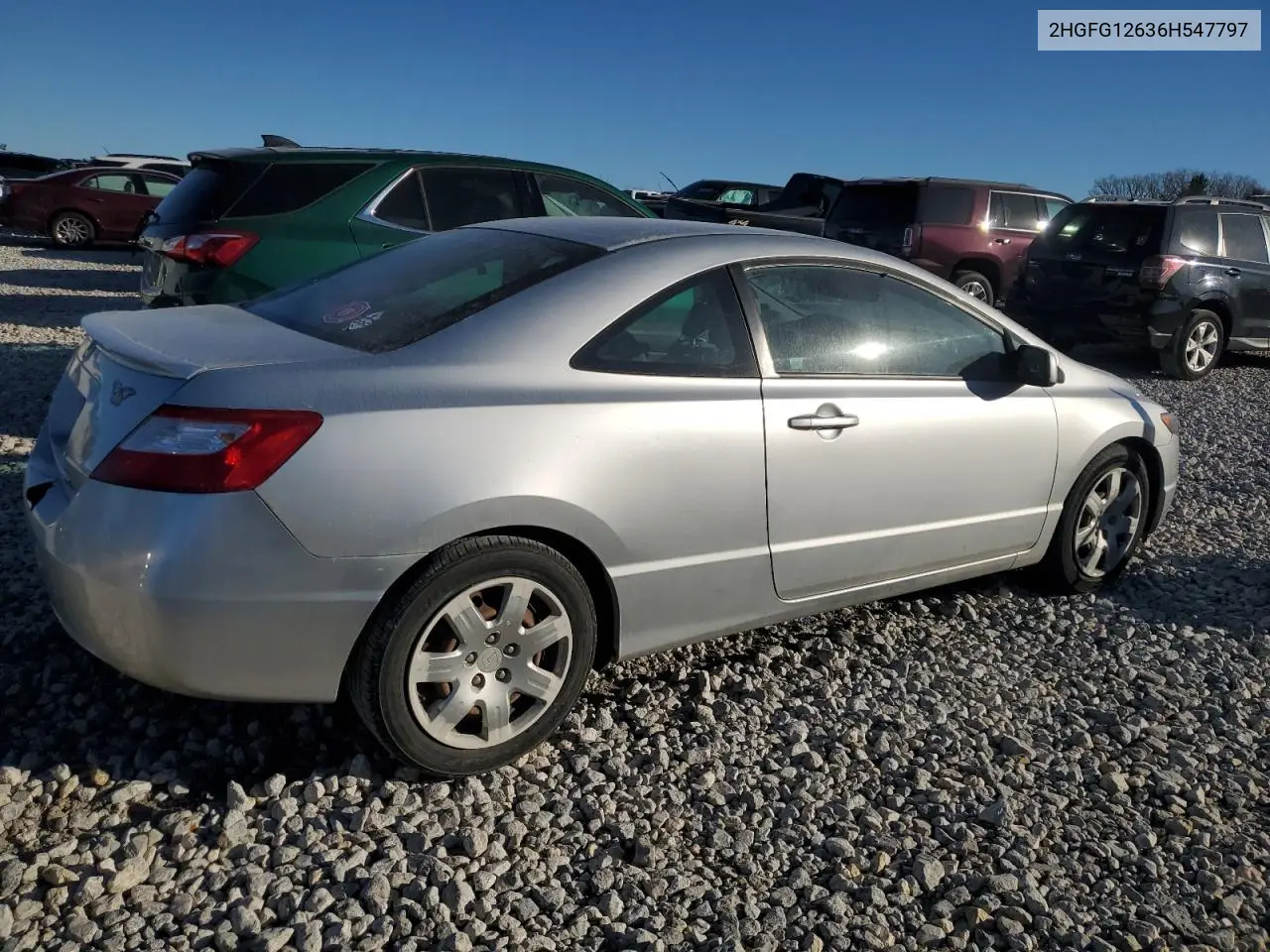 2HGFG12636H547797 2006 Honda Civic Lx
