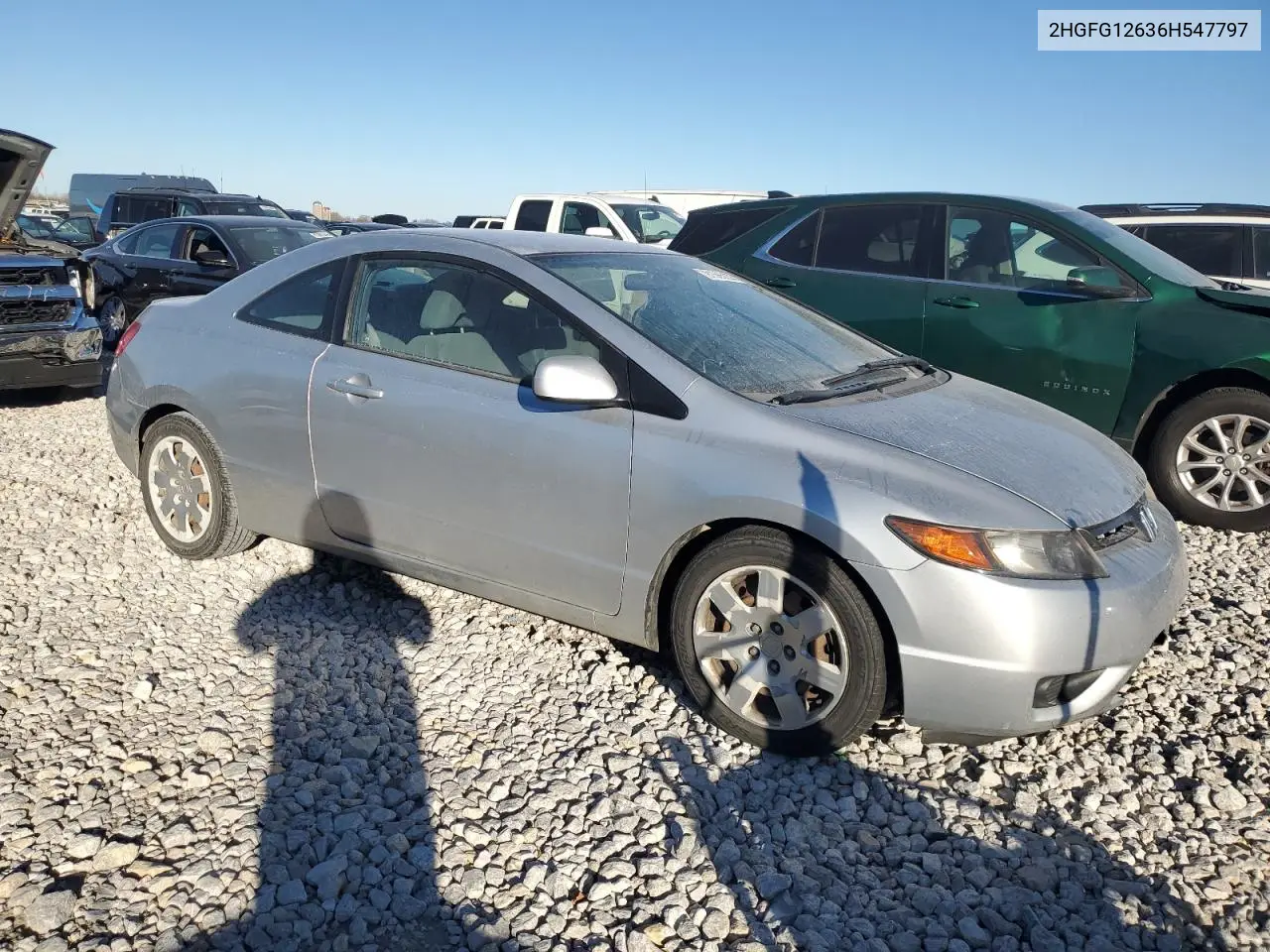 2HGFG12636H547797 2006 Honda Civic Lx