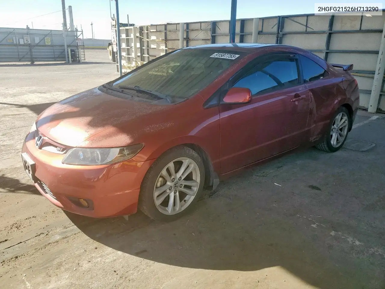 2HGFG21526H713290 2006 Honda Civic Si