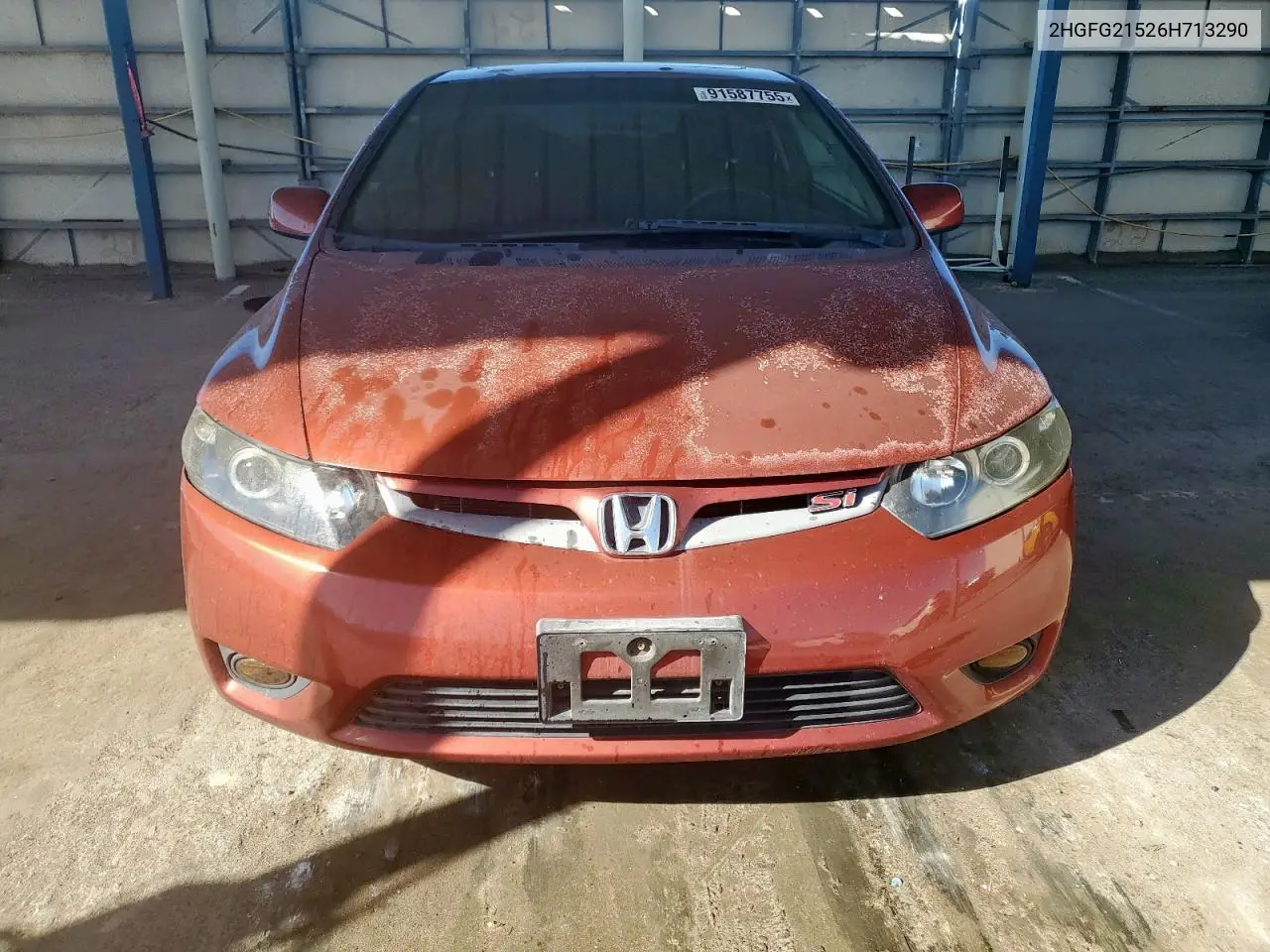 2HGFG21526H713290 2006 Honda Civic Si