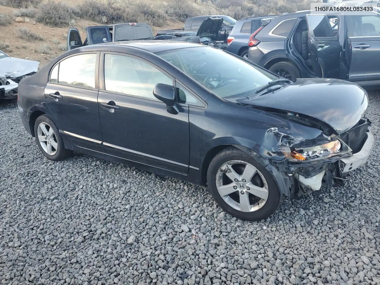 1HGFA16806L083433 2006 Honda Civic Ex