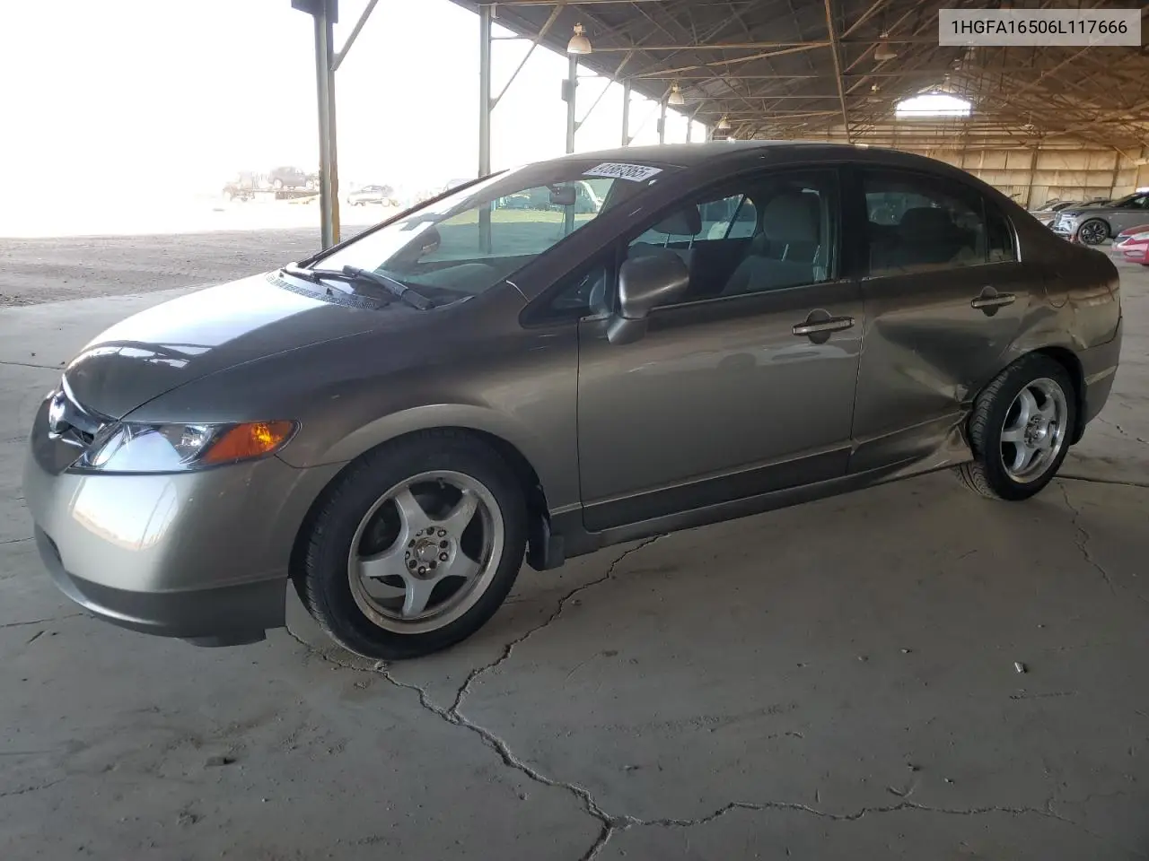1HGFA16506L117666 2006 Honda Civic Lx