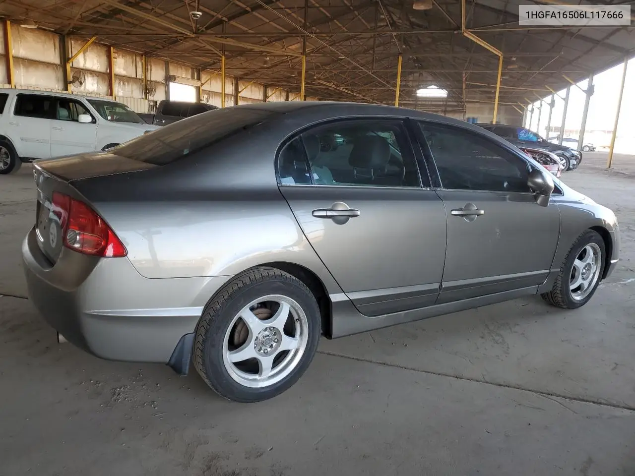 1HGFA16506L117666 2006 Honda Civic Lx