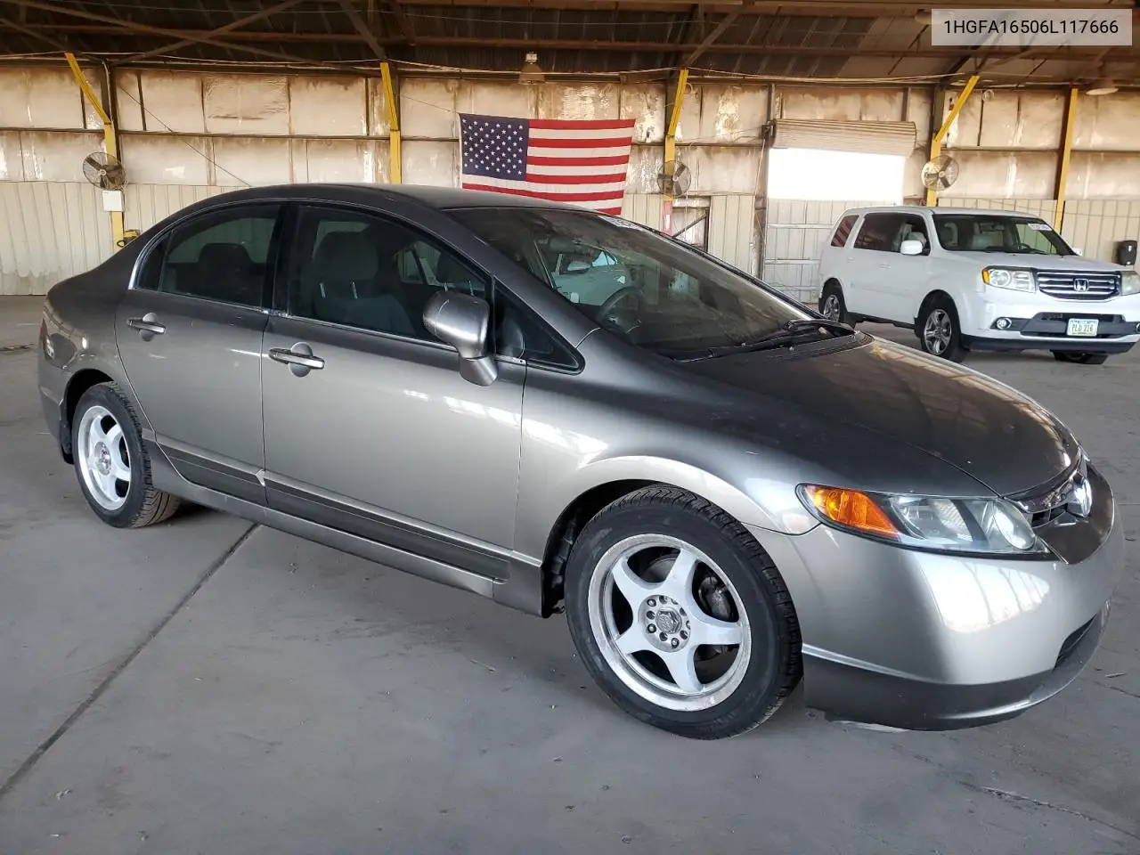 1HGFA16506L117666 2006 Honda Civic Lx