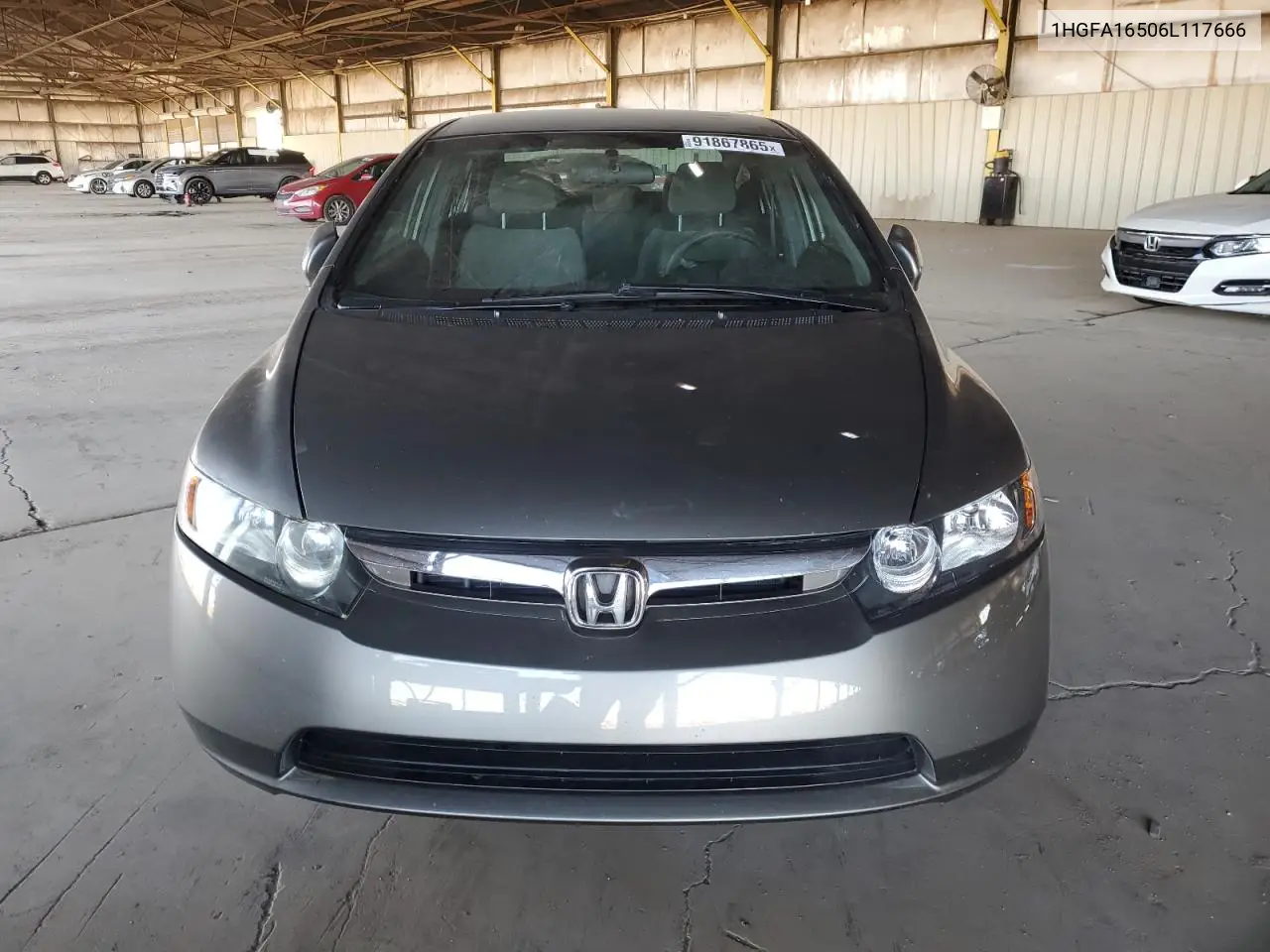 1HGFA16506L117666 2006 Honda Civic Lx