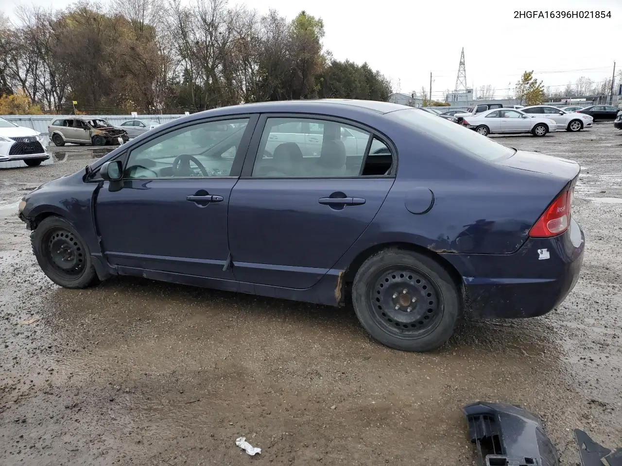 2HGFA16396H021854 2006 Honda Civic Dx Vp
