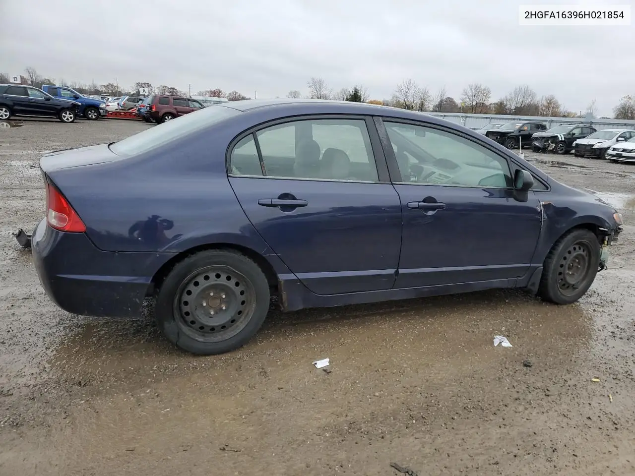 2HGFA16396H021854 2006 Honda Civic Dx Vp
