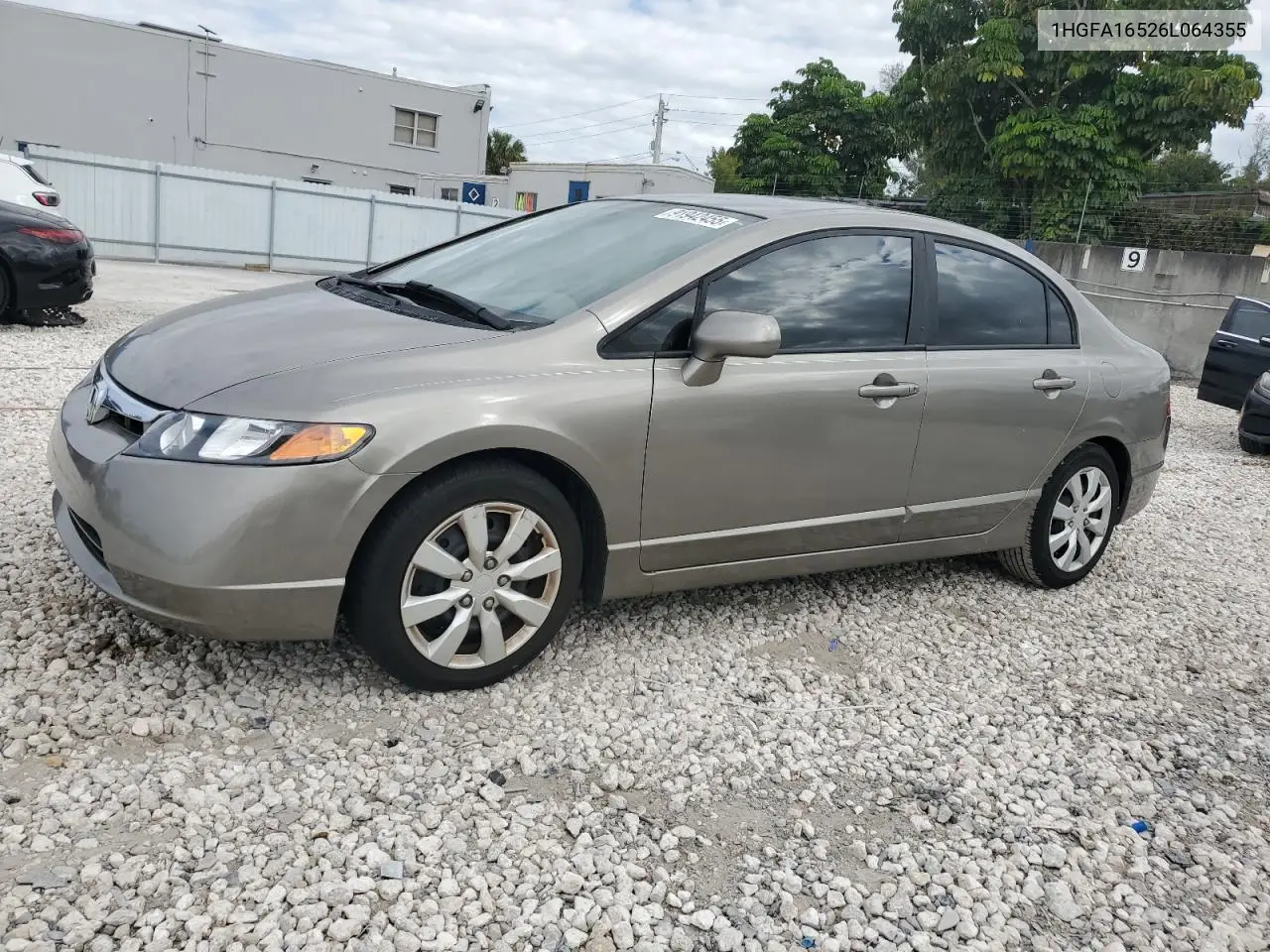 1HGFA16526L064355 2006 Honda Civic Lx