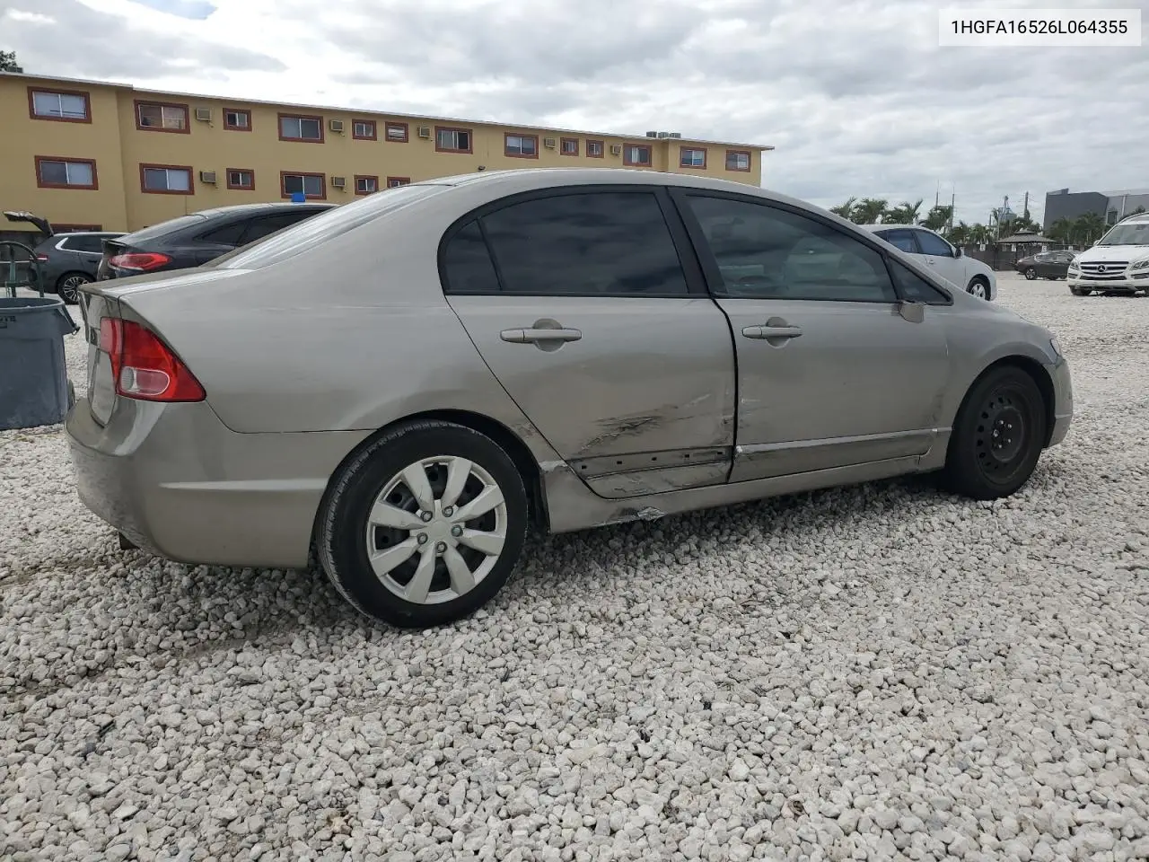 1HGFA16526L064355 2006 Honda Civic Lx