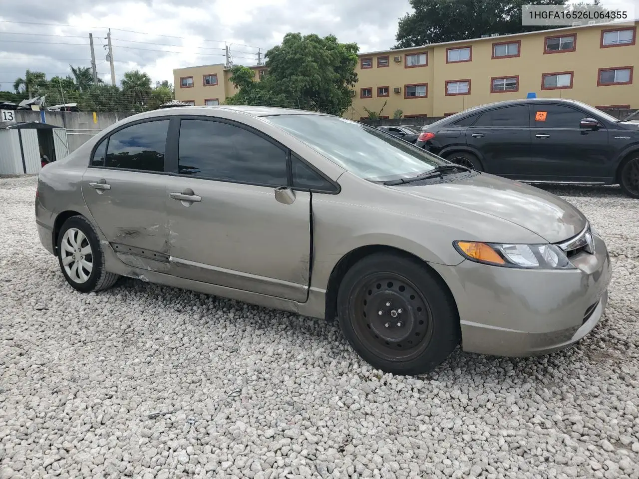 1HGFA16526L064355 2006 Honda Civic Lx
