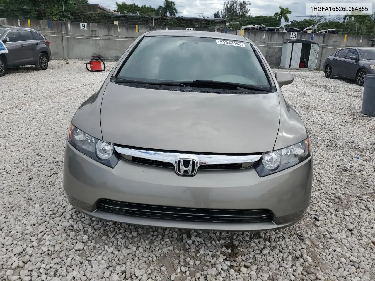 1HGFA16526L064355 2006 Honda Civic Lx