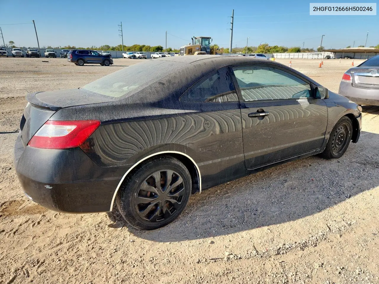 2HGFG12666H500246 2006 Honda Civic Lx