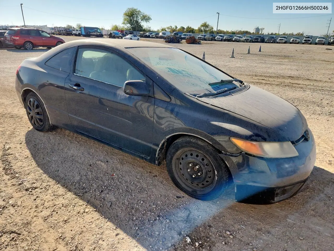2HGFG12666H500246 2006 Honda Civic Lx