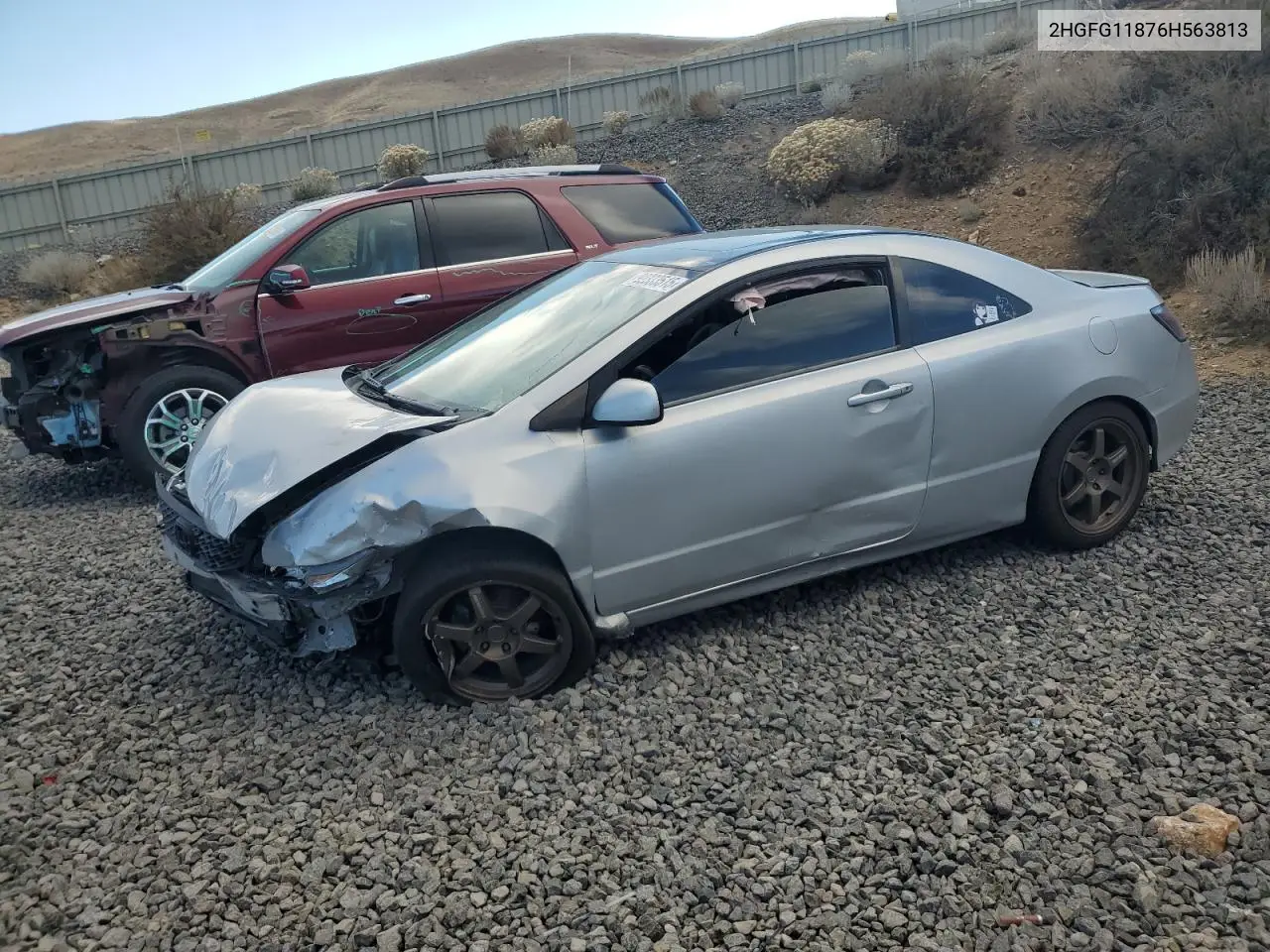 2HGFG11876H563813 2006 Honda Civic Ex