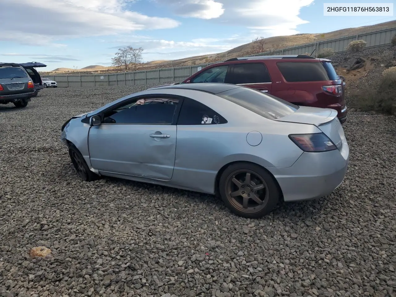 2HGFG11876H563813 2006 Honda Civic Ex