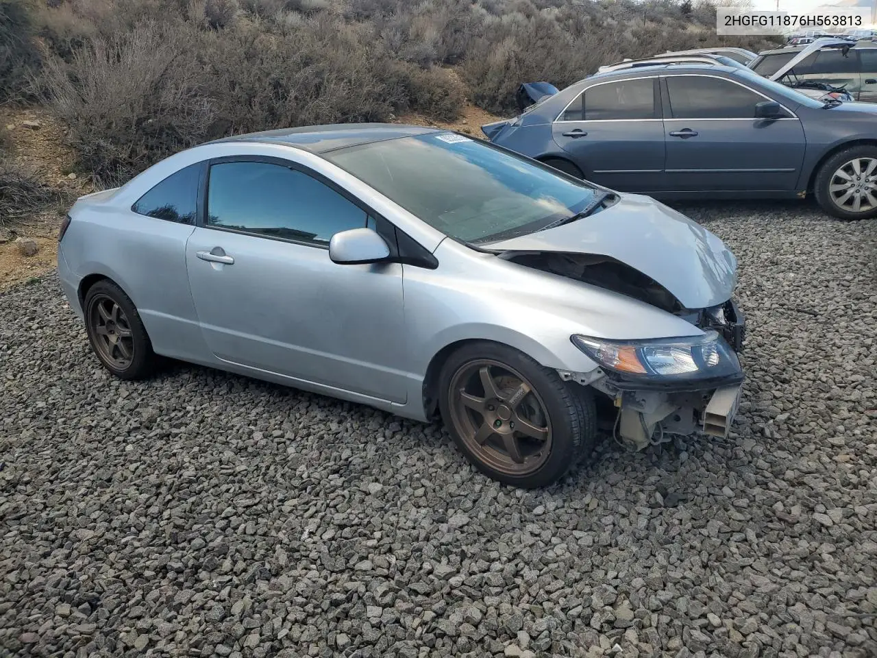 2HGFG11876H563813 2006 Honda Civic Ex