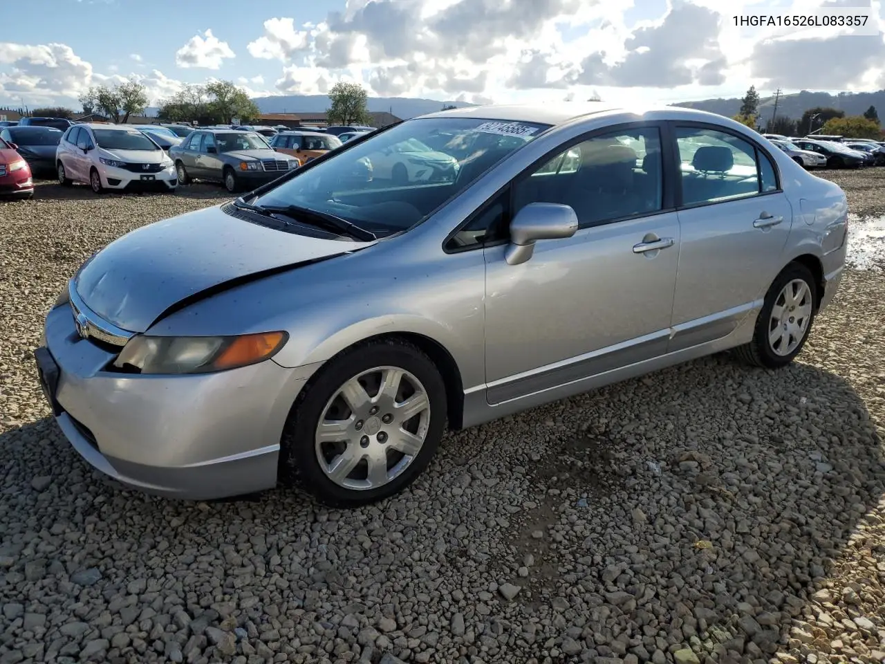 1HGFA16526L083357 2006 Honda Civic Lx