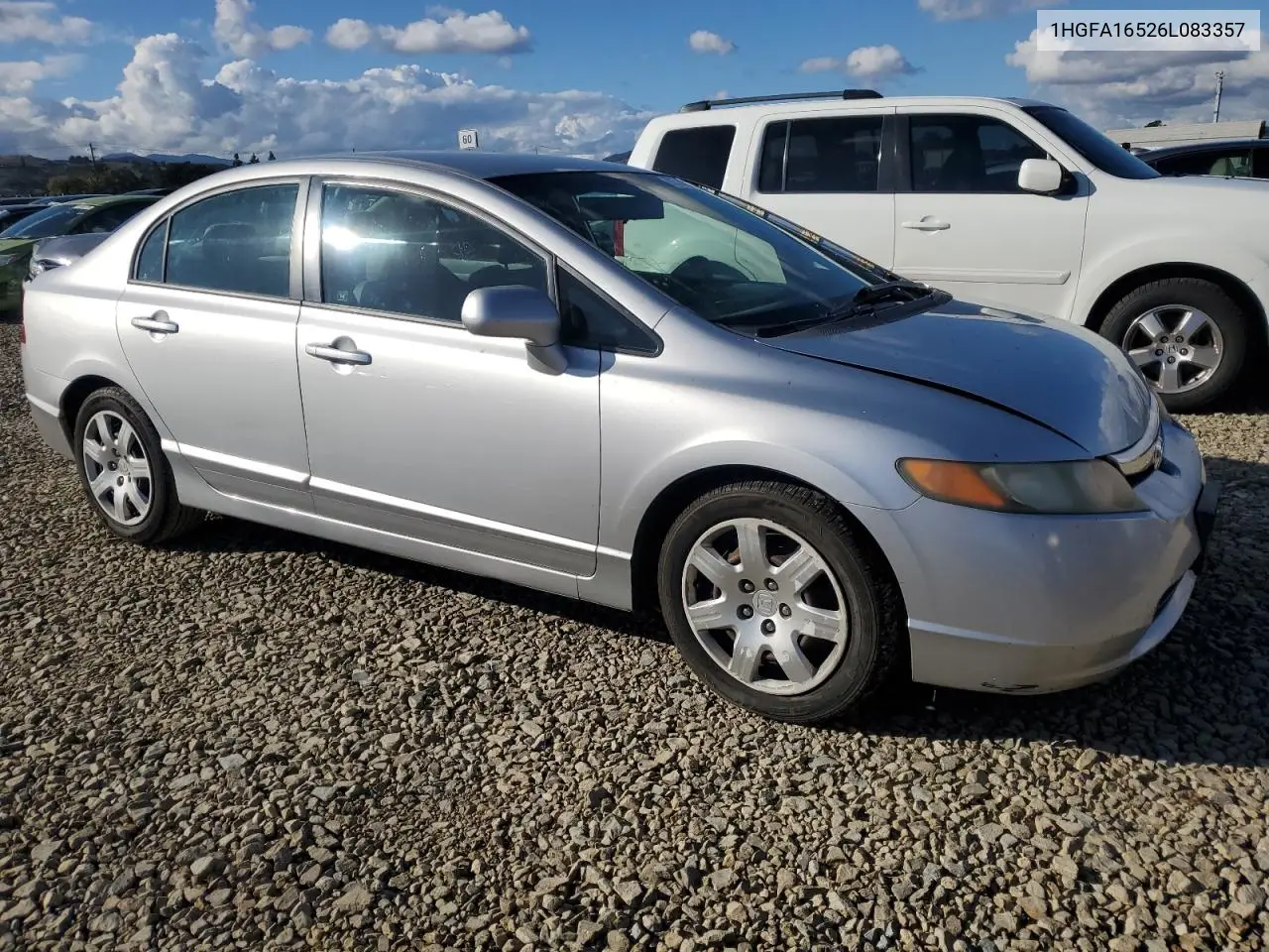1HGFA16526L083357 2006 Honda Civic Lx