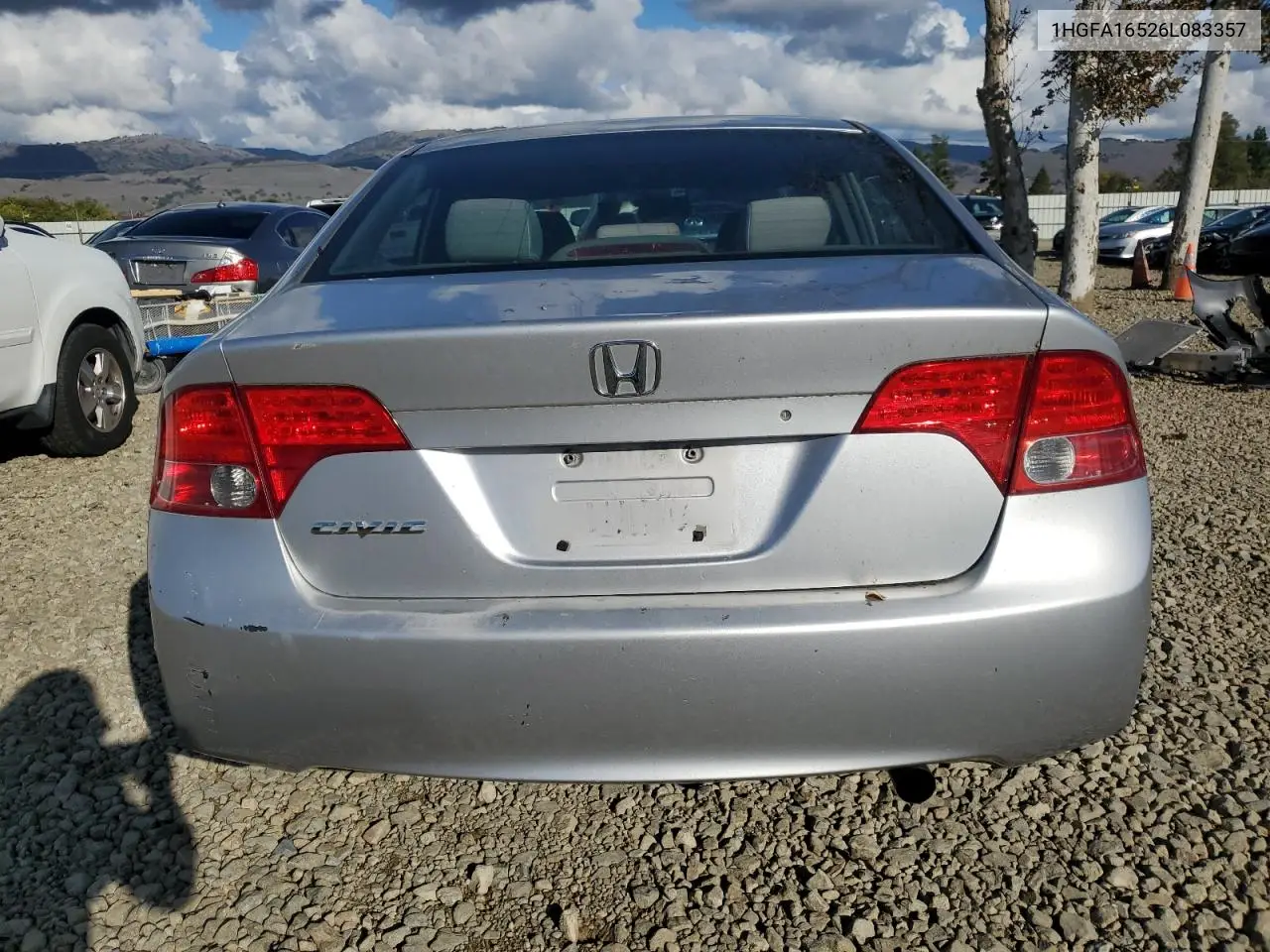 1HGFA16526L083357 2006 Honda Civic Lx