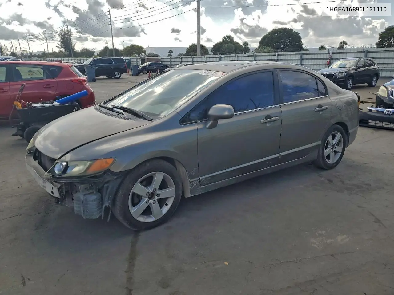 1HGFA16896L131110 2006 Honda Civic Ex