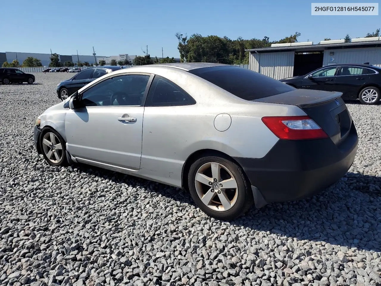 2HGFG12816H545077 2006 Honda Civic Ex
