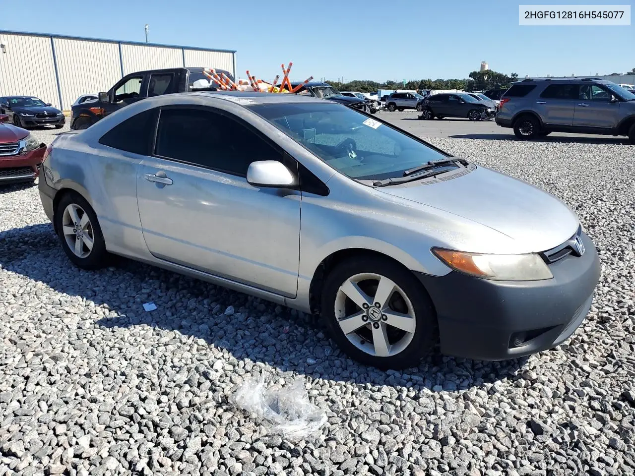 2HGFG12816H545077 2006 Honda Civic Ex