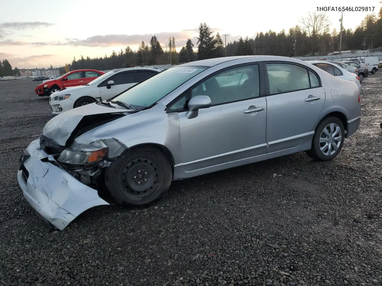 1HGFA16546L029817 2006 Honda Civic Lx
