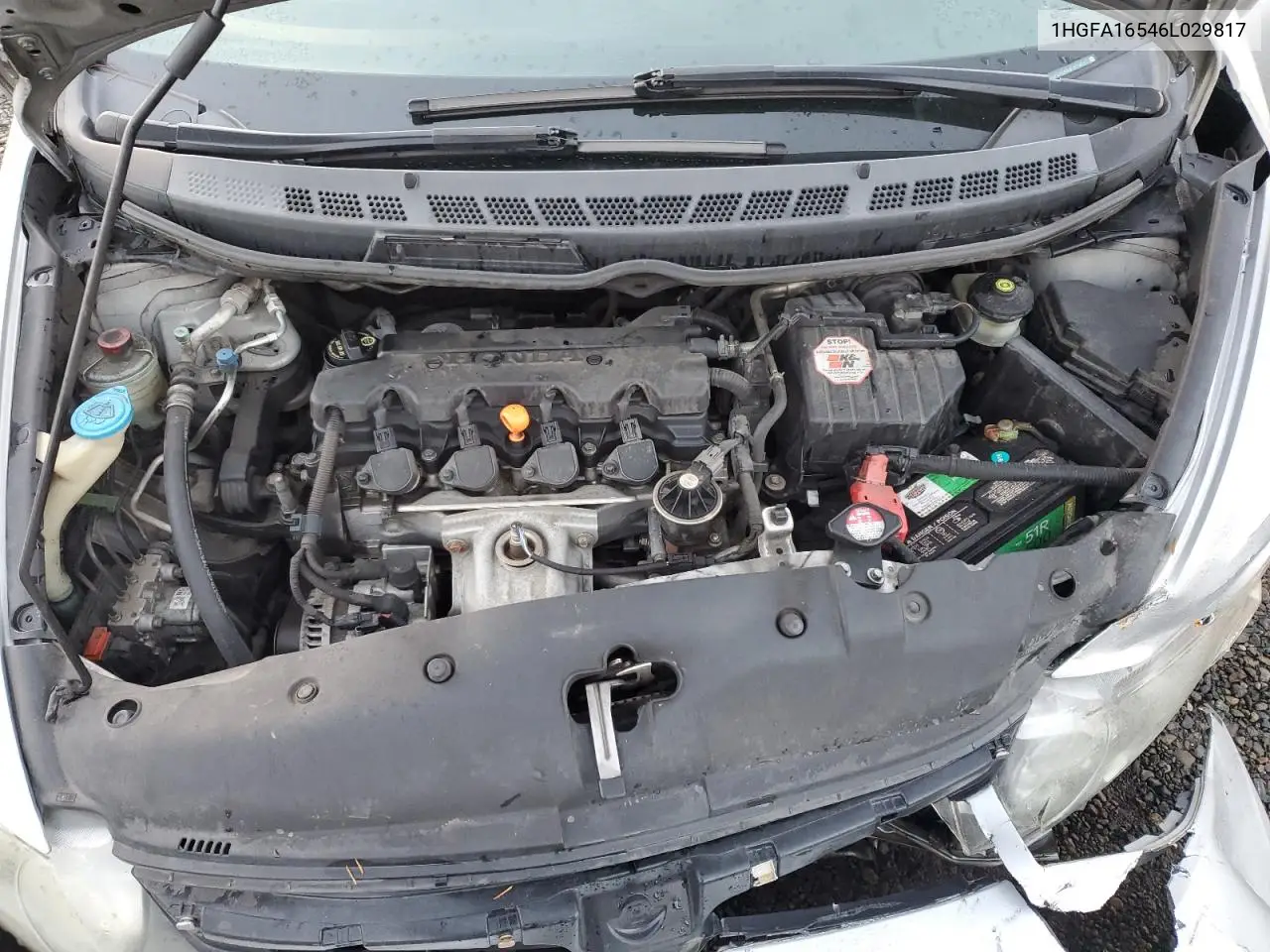 1HGFA16546L029817 2006 Honda Civic Lx