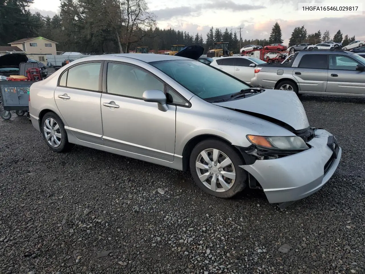 1HGFA16546L029817 2006 Honda Civic Lx