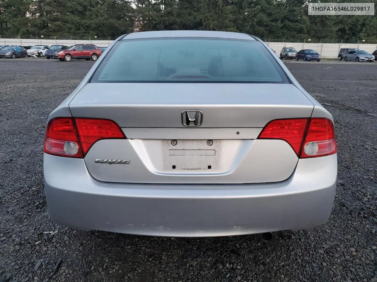 1HGFA16546L029817 2006 Honda Civic Lx