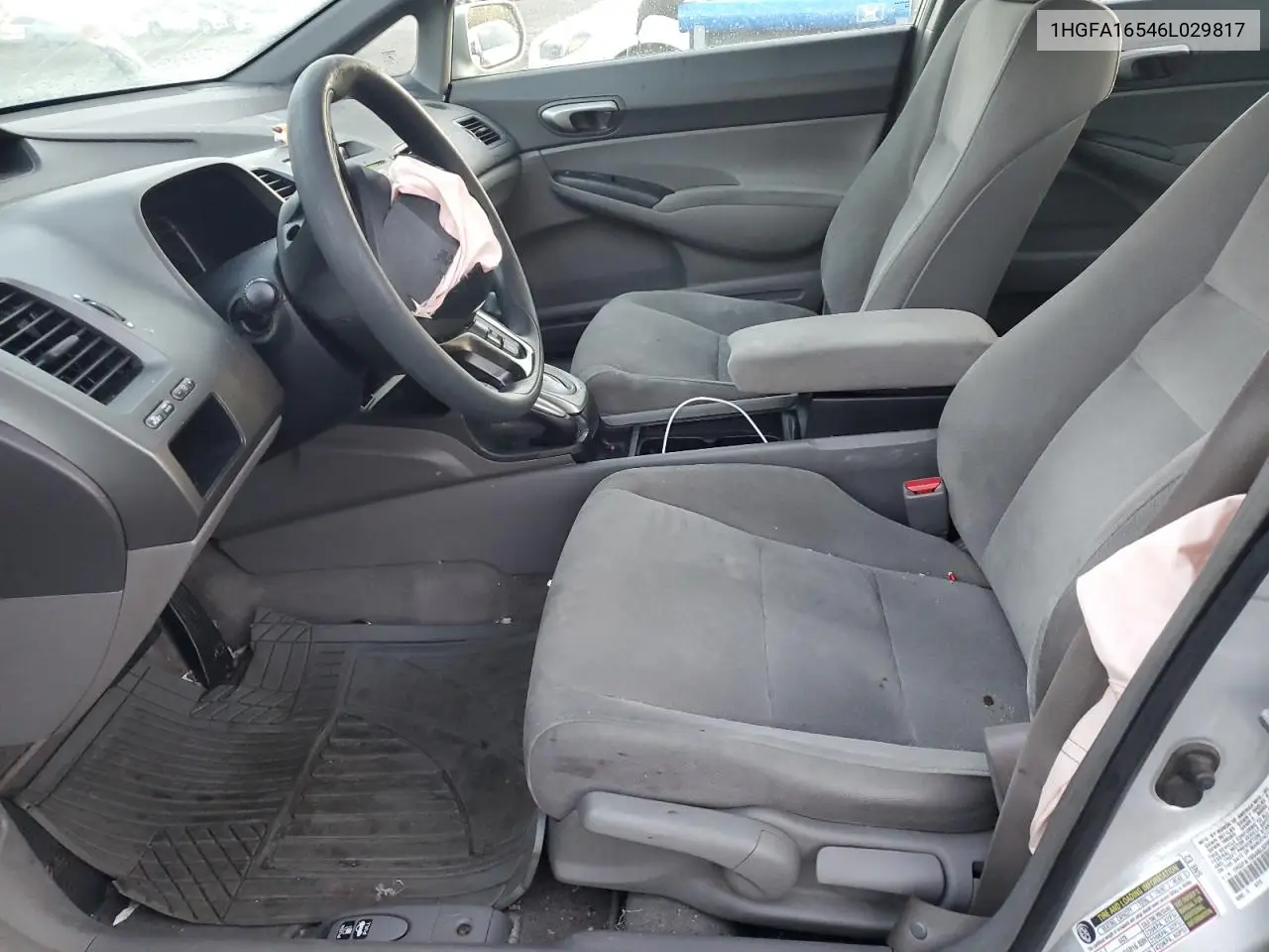 1HGFA16546L029817 2006 Honda Civic Lx