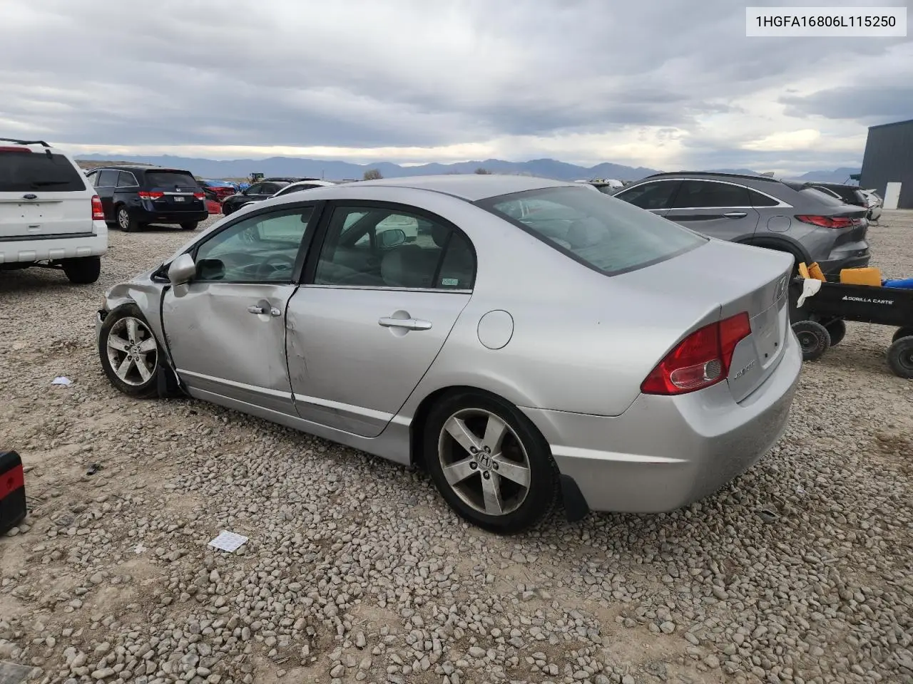 1HGFA16806L115250 2006 Honda Civic Ex