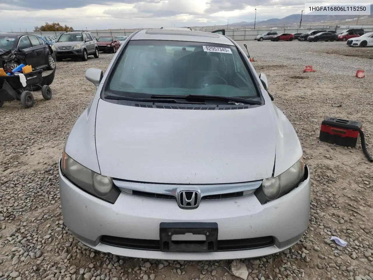 1HGFA16806L115250 2006 Honda Civic Ex