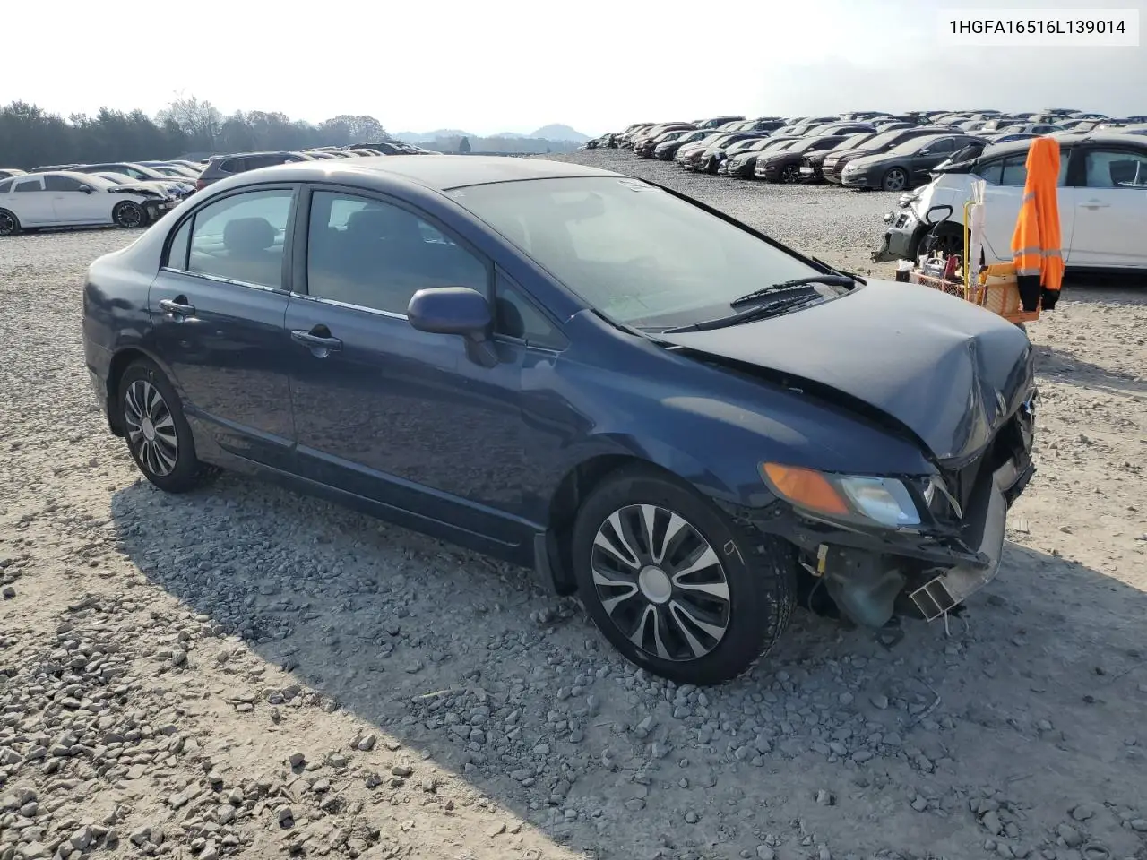 1HGFA16516L139014 2006 Honda Civic Lx