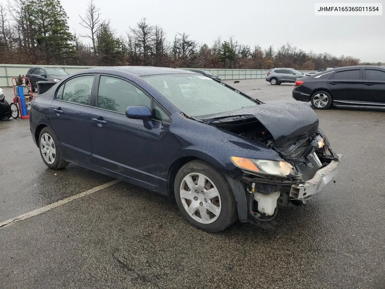 JHMFA16536S011554 2006 Honda Civic Lx