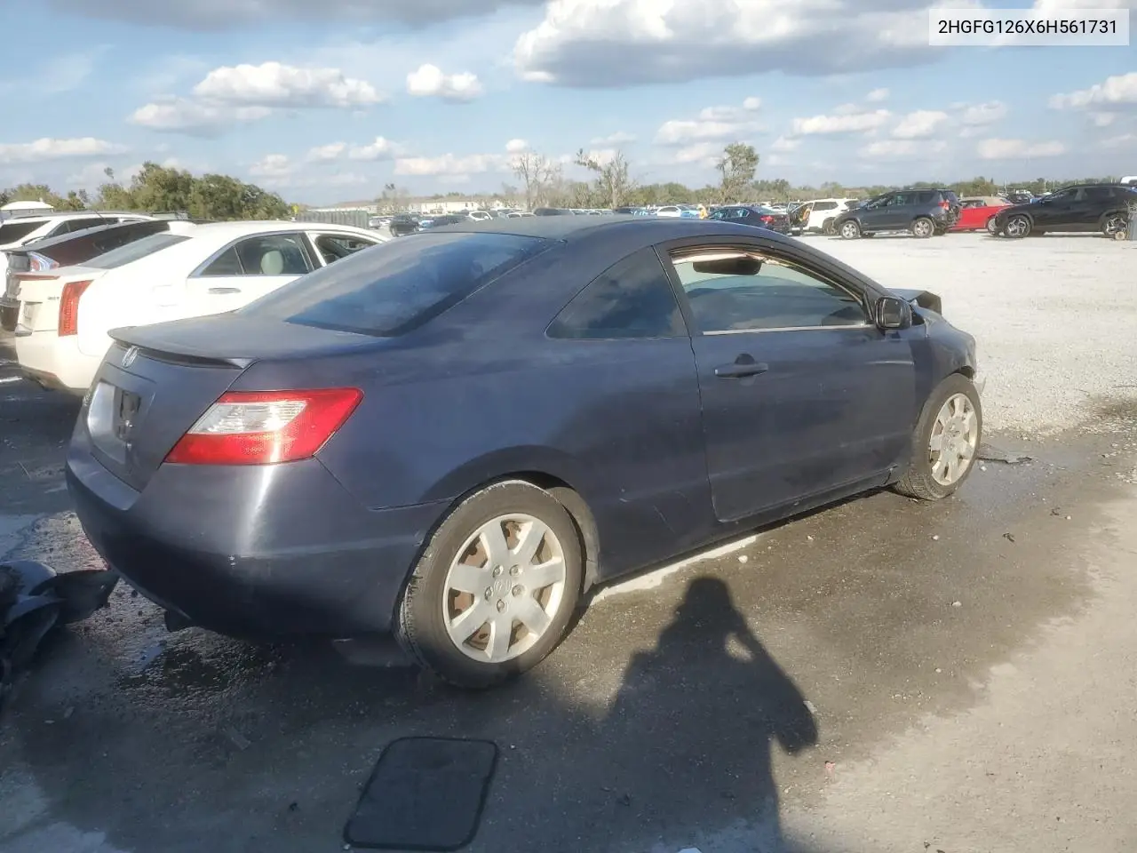 2HGFG126X6H561731 2006 Honda Civic Lx