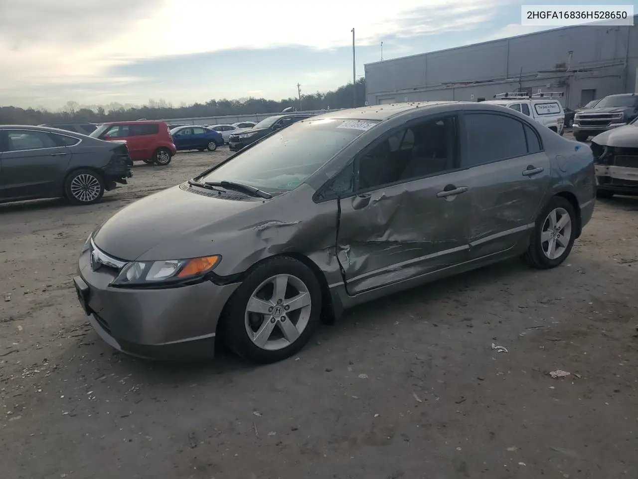 2HGFA16836H528650 2006 Honda Civic Ex