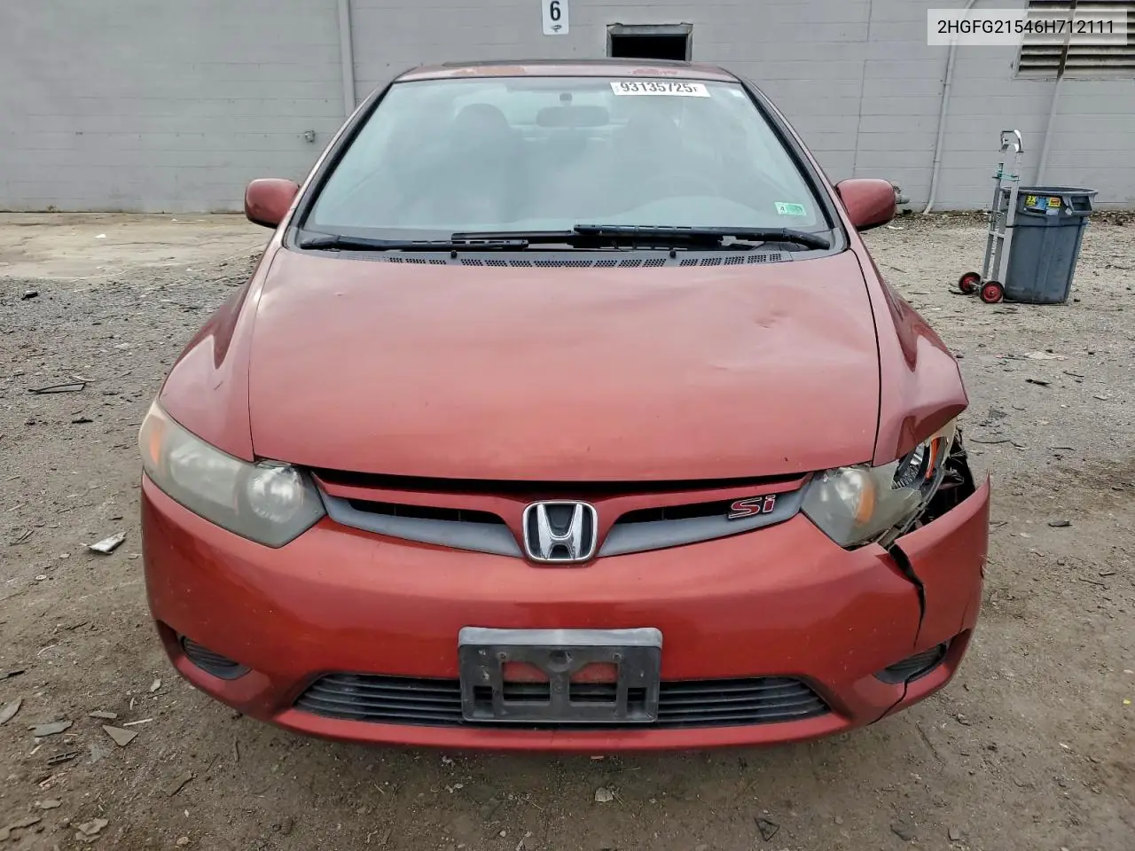 2HGFG21546H712111 2006 Honda Civic Si
