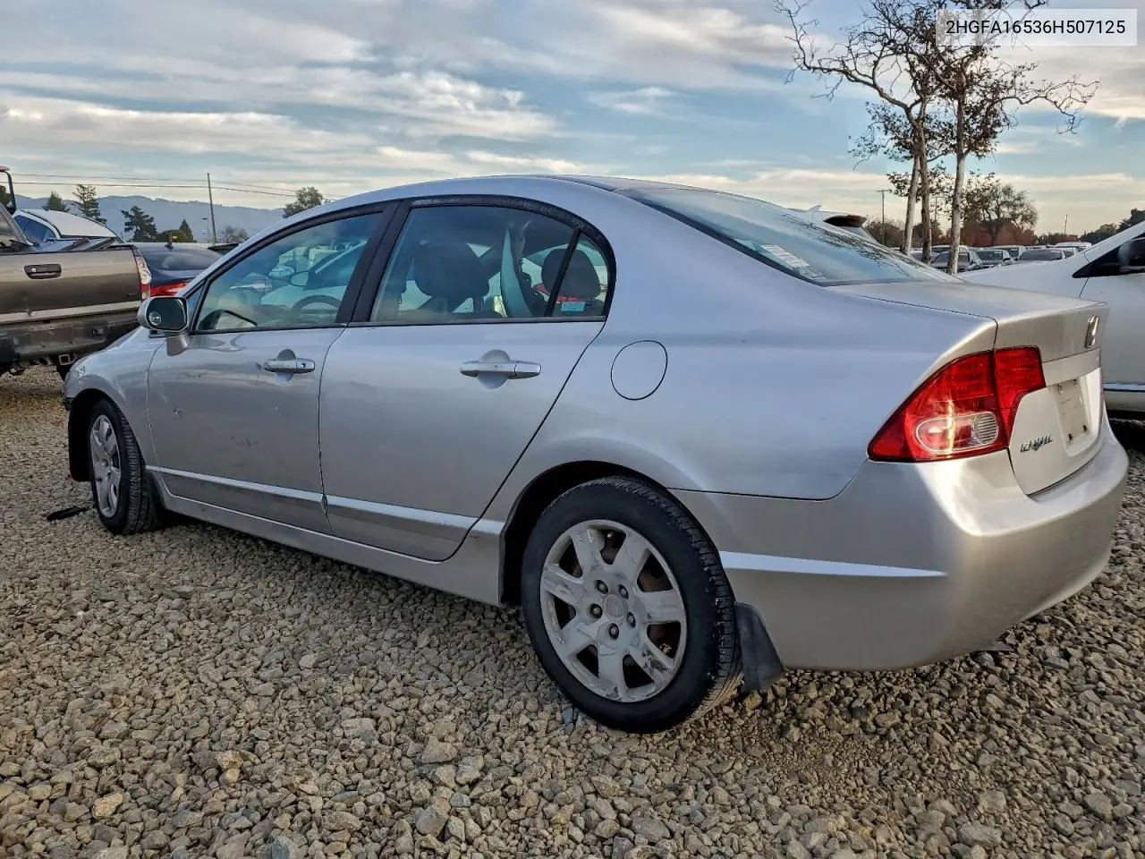 2HGFA16536H507125 2006 Honda Civic Lx
