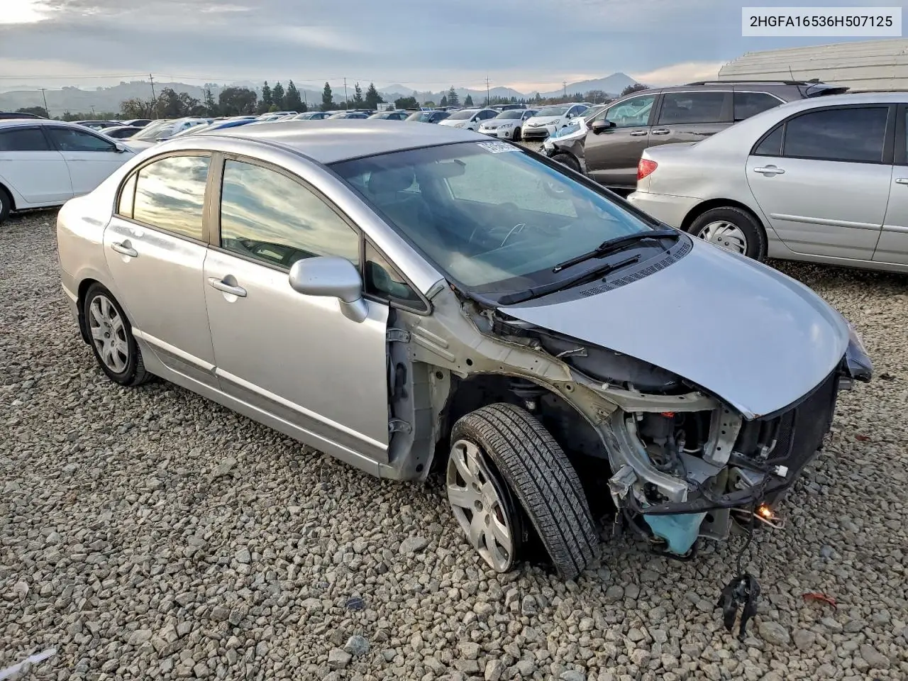 2HGFA16536H507125 2006 Honda Civic Lx