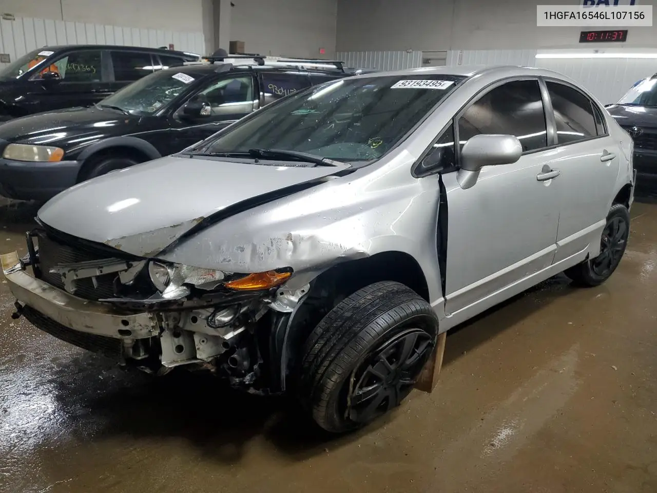 1HGFA16546L107156 2006 Honda Civic Lx