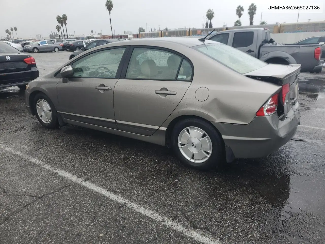 JHMFA36266S027135 2006 Honda Civic Hybrid