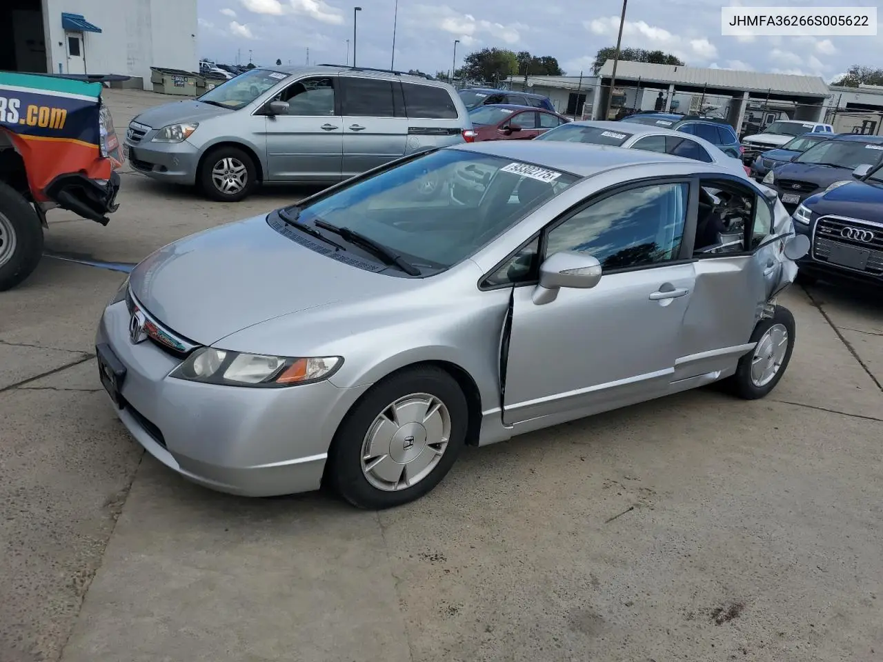 JHMFA36266S005622 2006 Honda Civic Hybrid