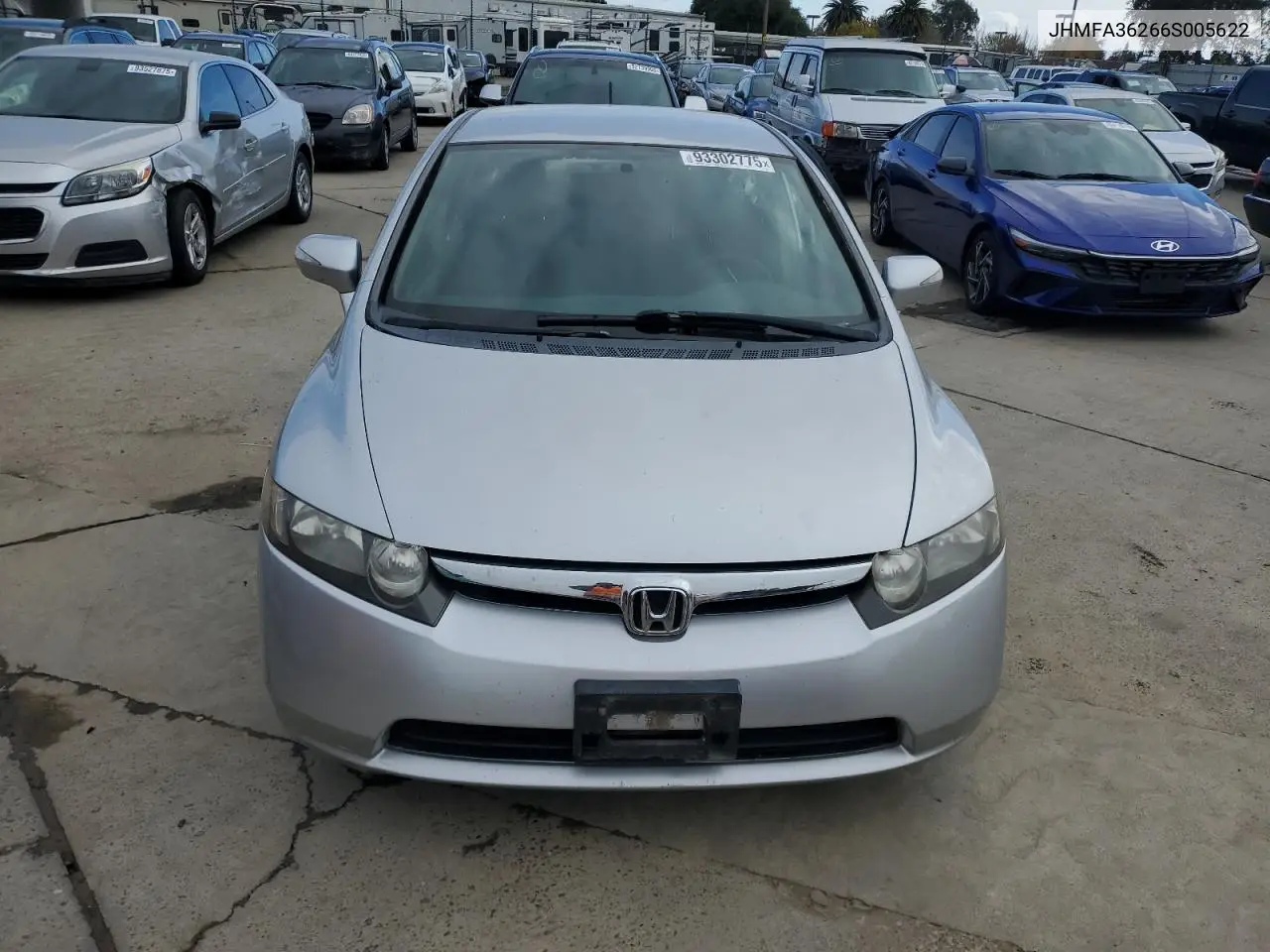 JHMFA36266S005622 2006 Honda Civic Hybrid