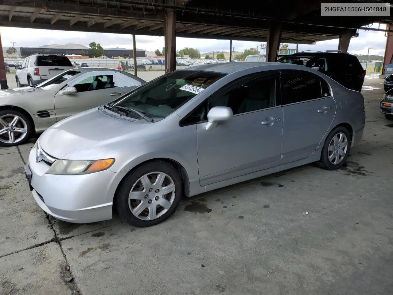 2HGFA16566H504848 2006 Honda Civic Lx