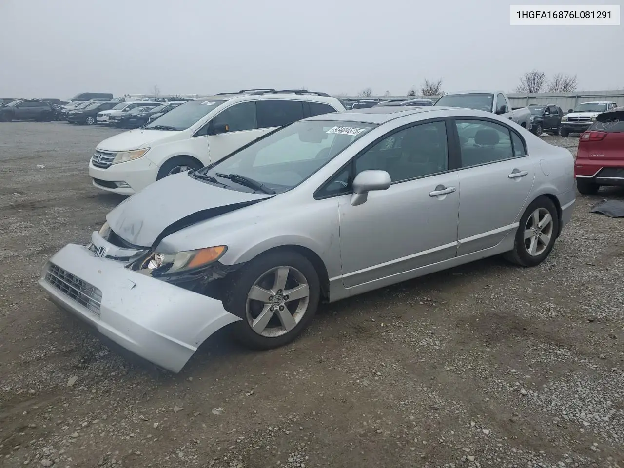 1HGFA16876L081291 2006 Honda Civic Ex
