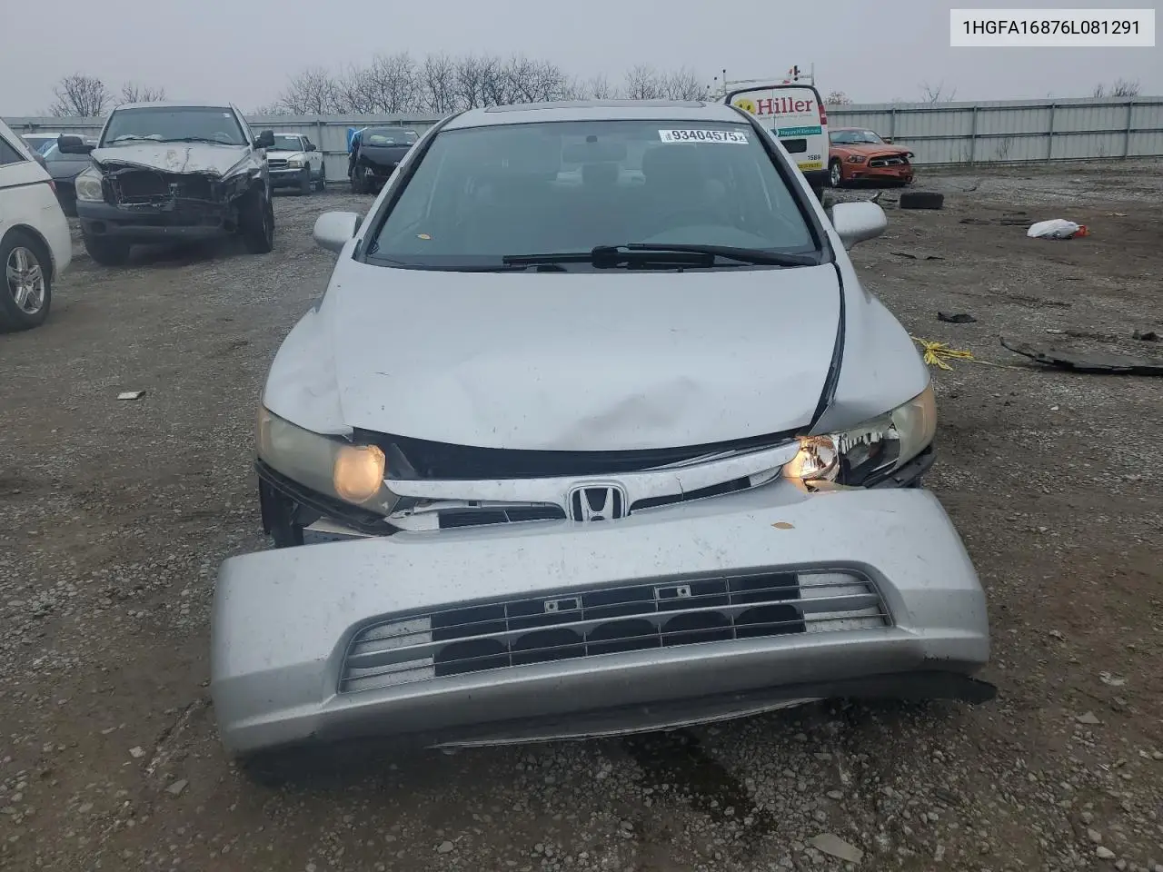 1HGFA16876L081291 2006 Honda Civic Ex