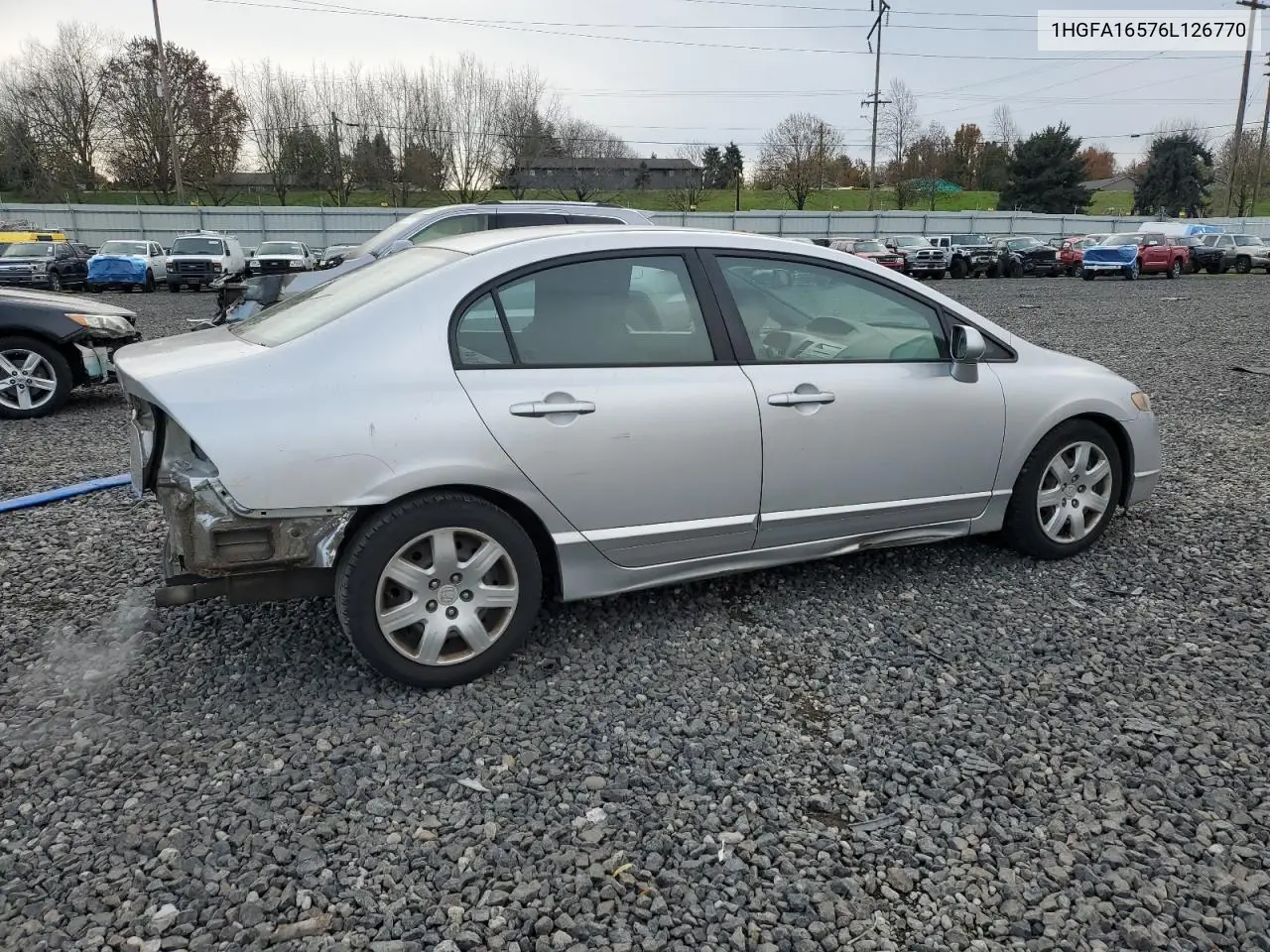 1HGFA16576L126770 2006 Honda Civic Lx