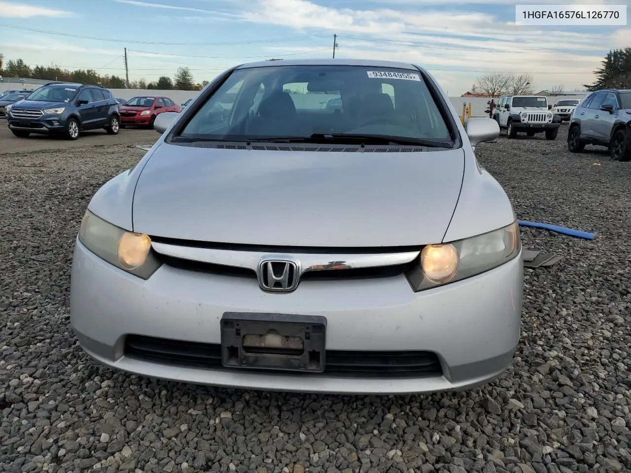 1HGFA16576L126770 2006 Honda Civic Lx